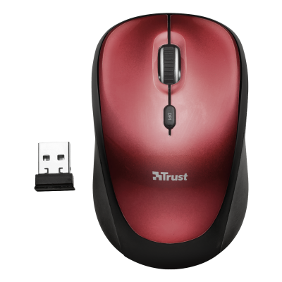 Yvi Wireless Mouse - red-Top