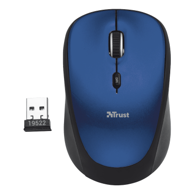 Yvi Wireless Mouse - blue-Top