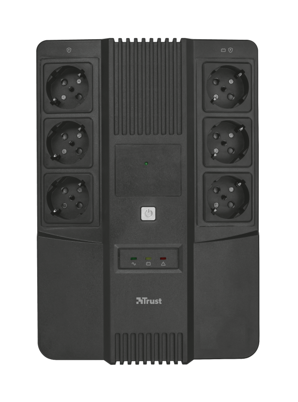 Maxxon 800VA UPS with 6 standard wall power outlets-Top