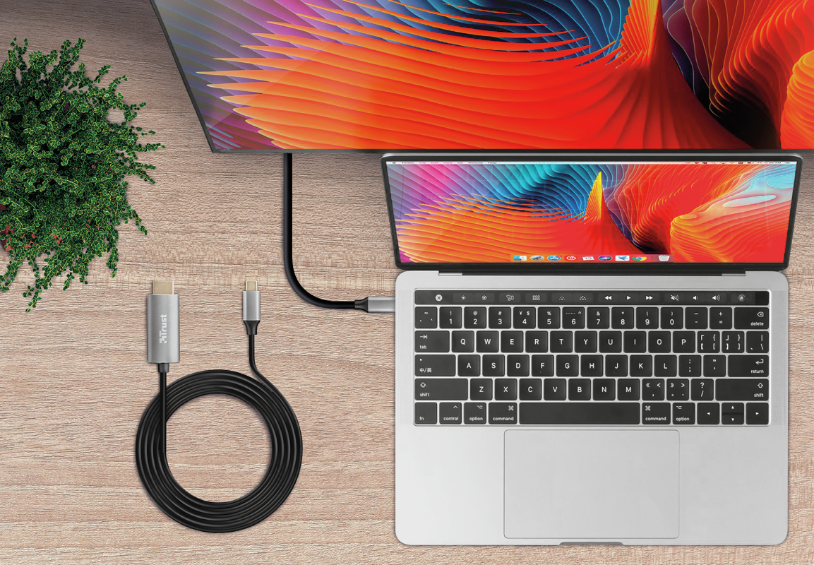 Calyx USB-C to HDMI Adapter Cable-Extra