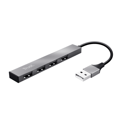 Halyx Aluminium 4-Port Mini USB Hub-Visual