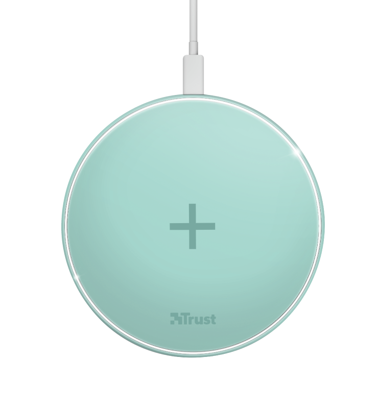 Qylo Fast Wireless Charging Pad 7.5/10W - turquoise-Top