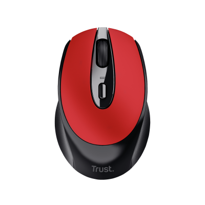 Zaya Rechargeable Wireless Mouse - red-Top