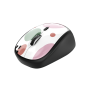 Yvi Wireless Mouse - pink circles-Visual