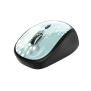 Yvi Wireless Mouse - blue brush-Visual