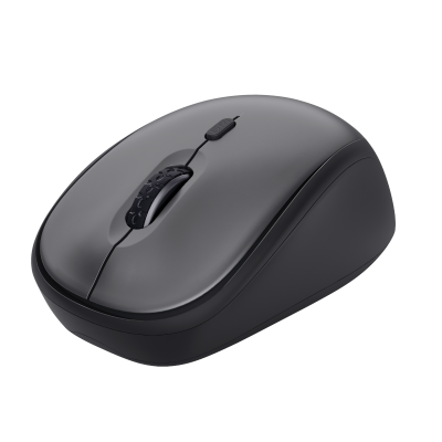 Yvi+ Silent Wireless Mouse Eco - black-Visual
